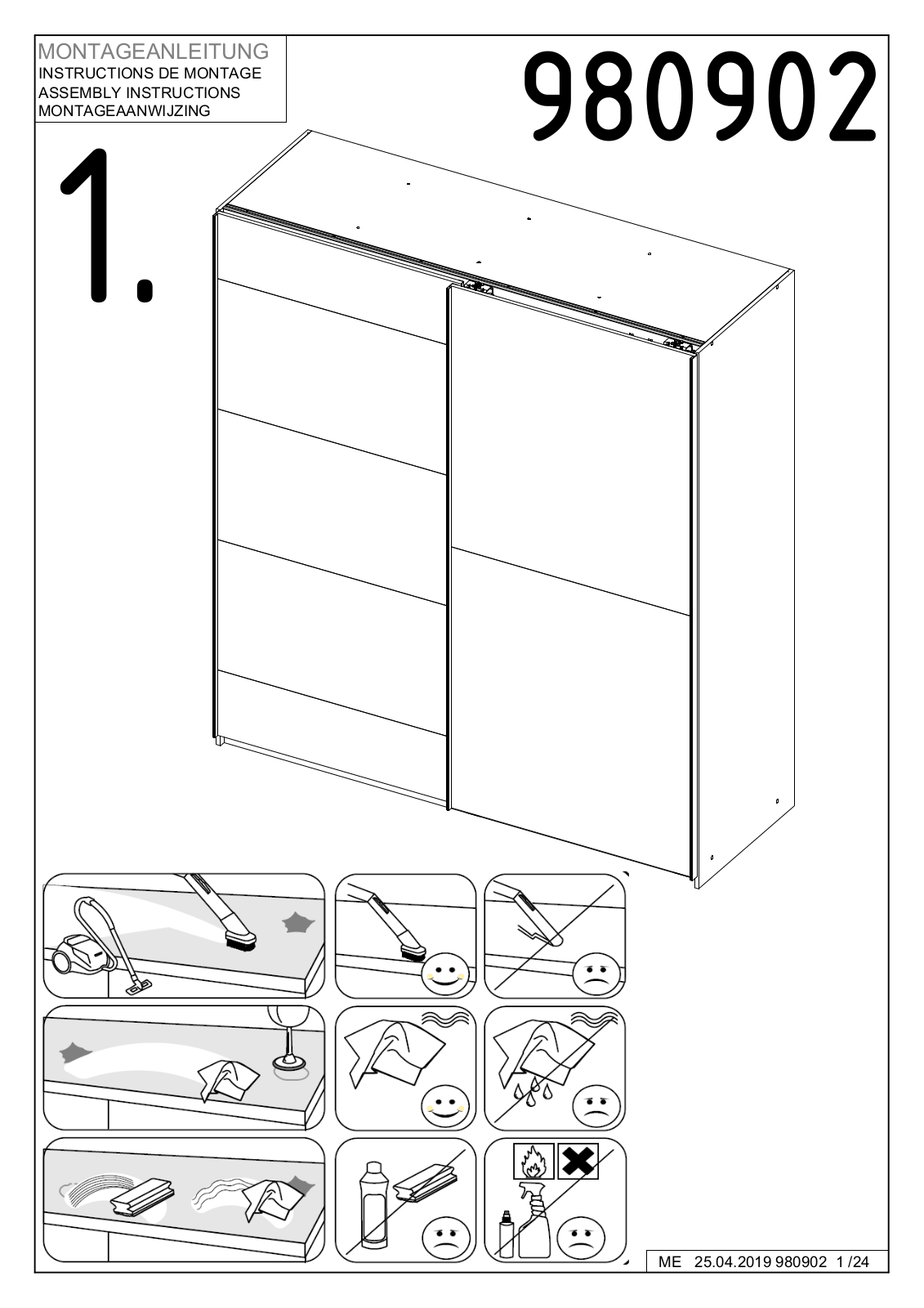 Wimex 980902 Assembly instructions