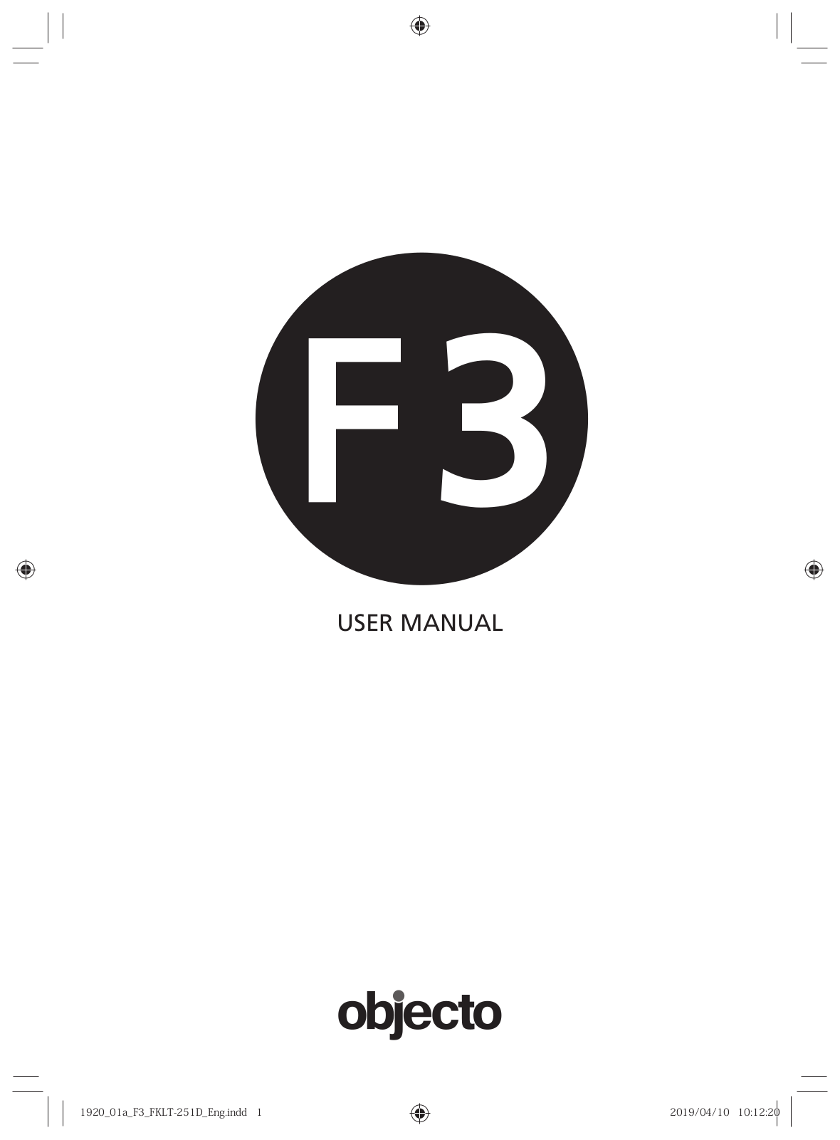 Objecto F3 User Manual