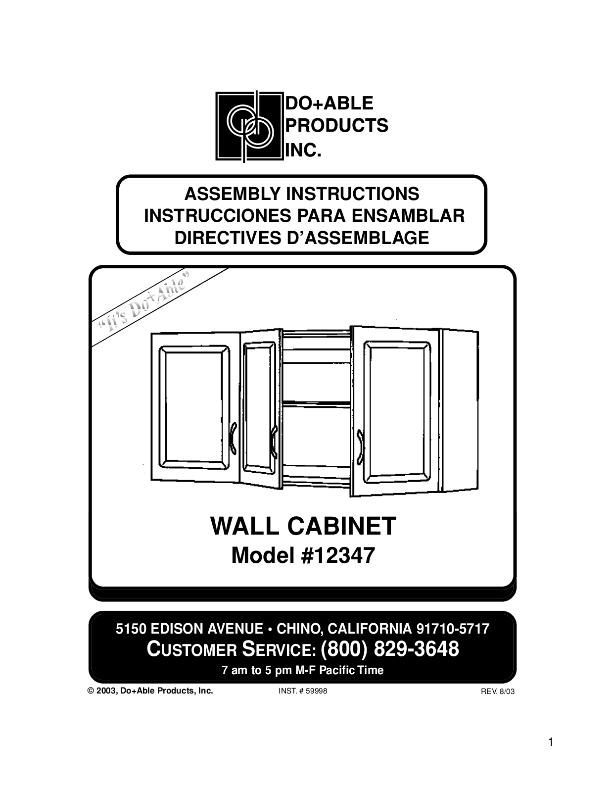 Closet Maid 12347 User Manual