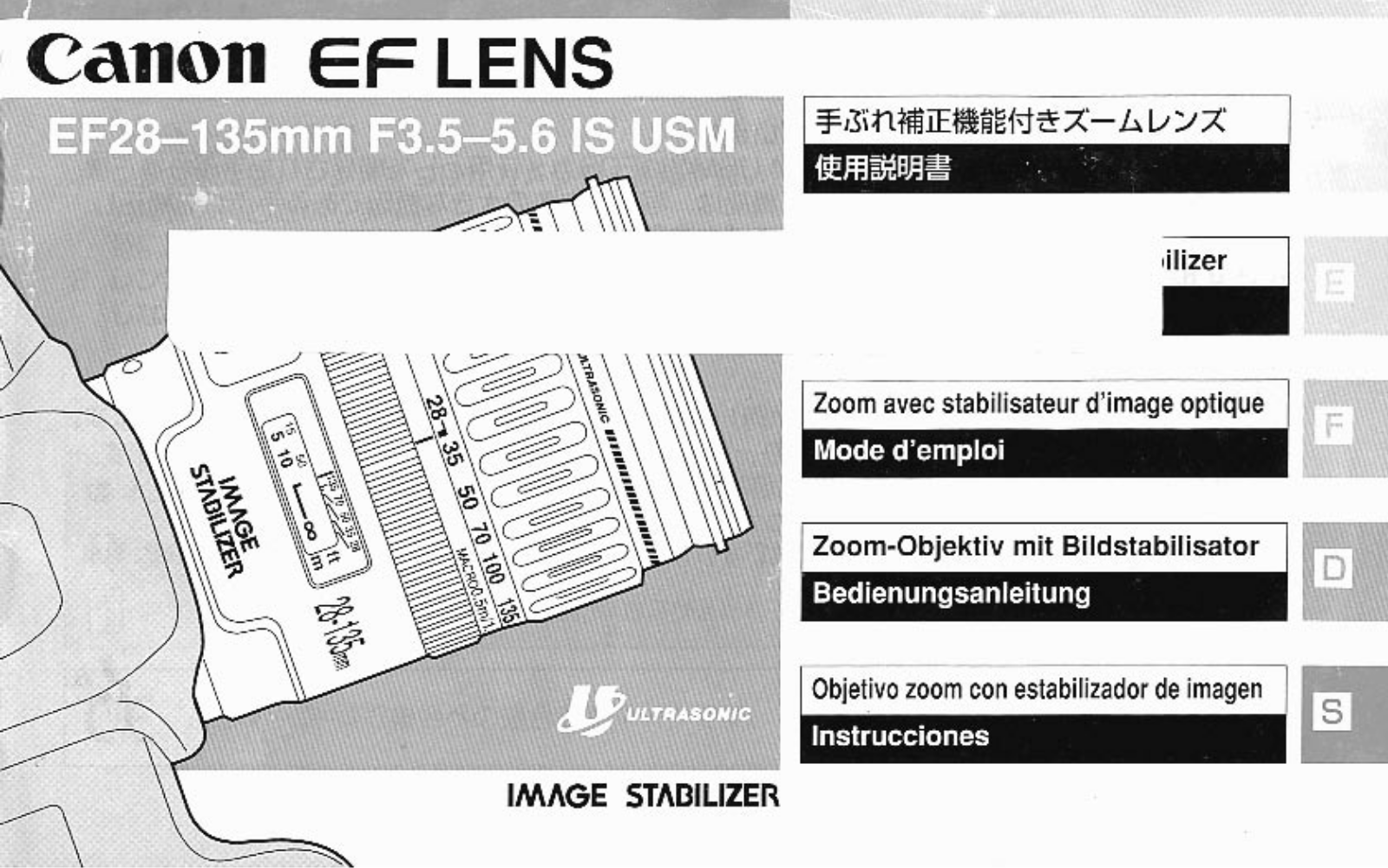 Canon EF 28-135 User Manual