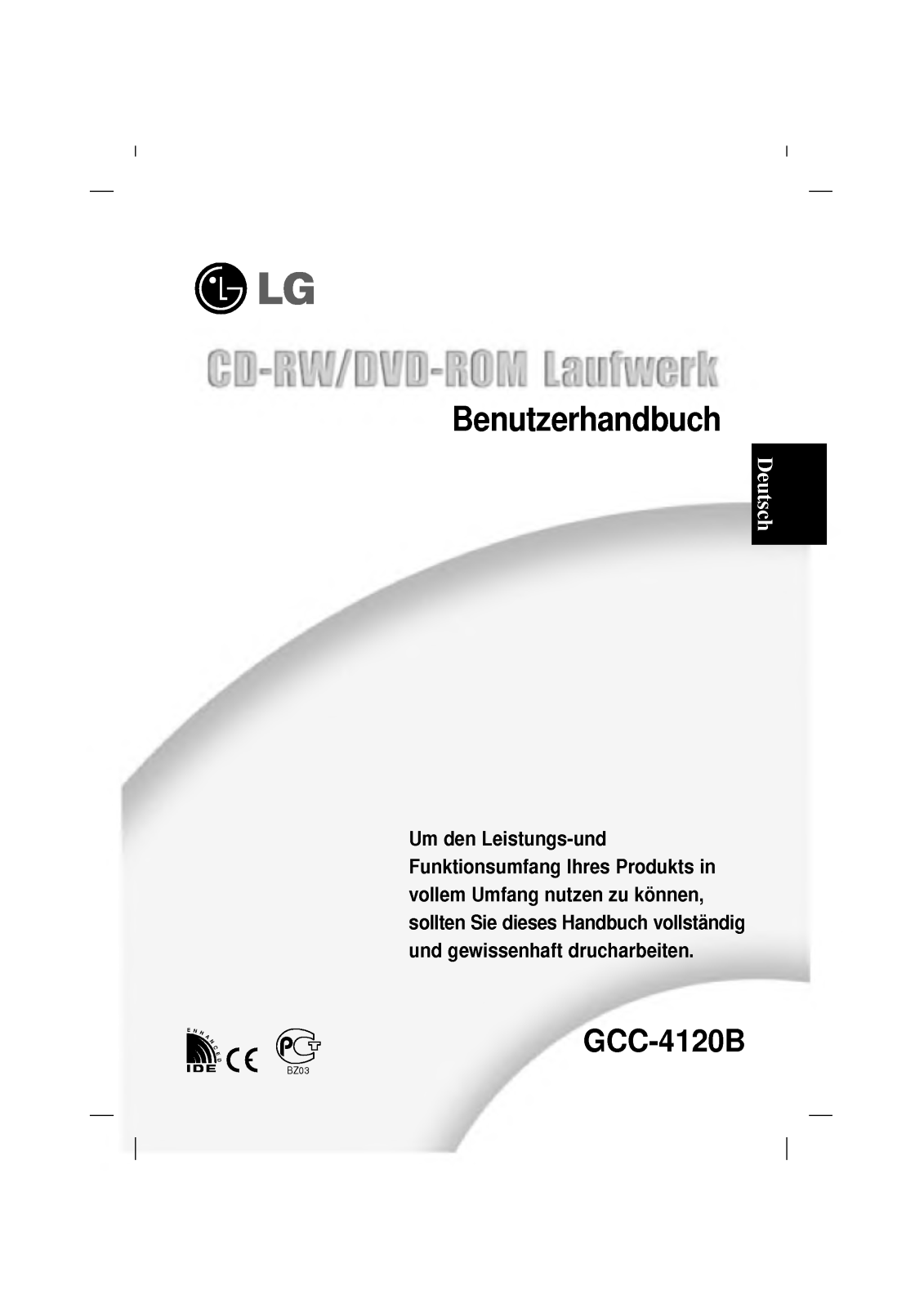 Lg GCC-4120B User Manual