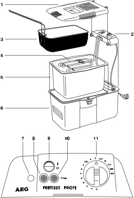 AEG FT350 FRITESSE PROFI User Manual