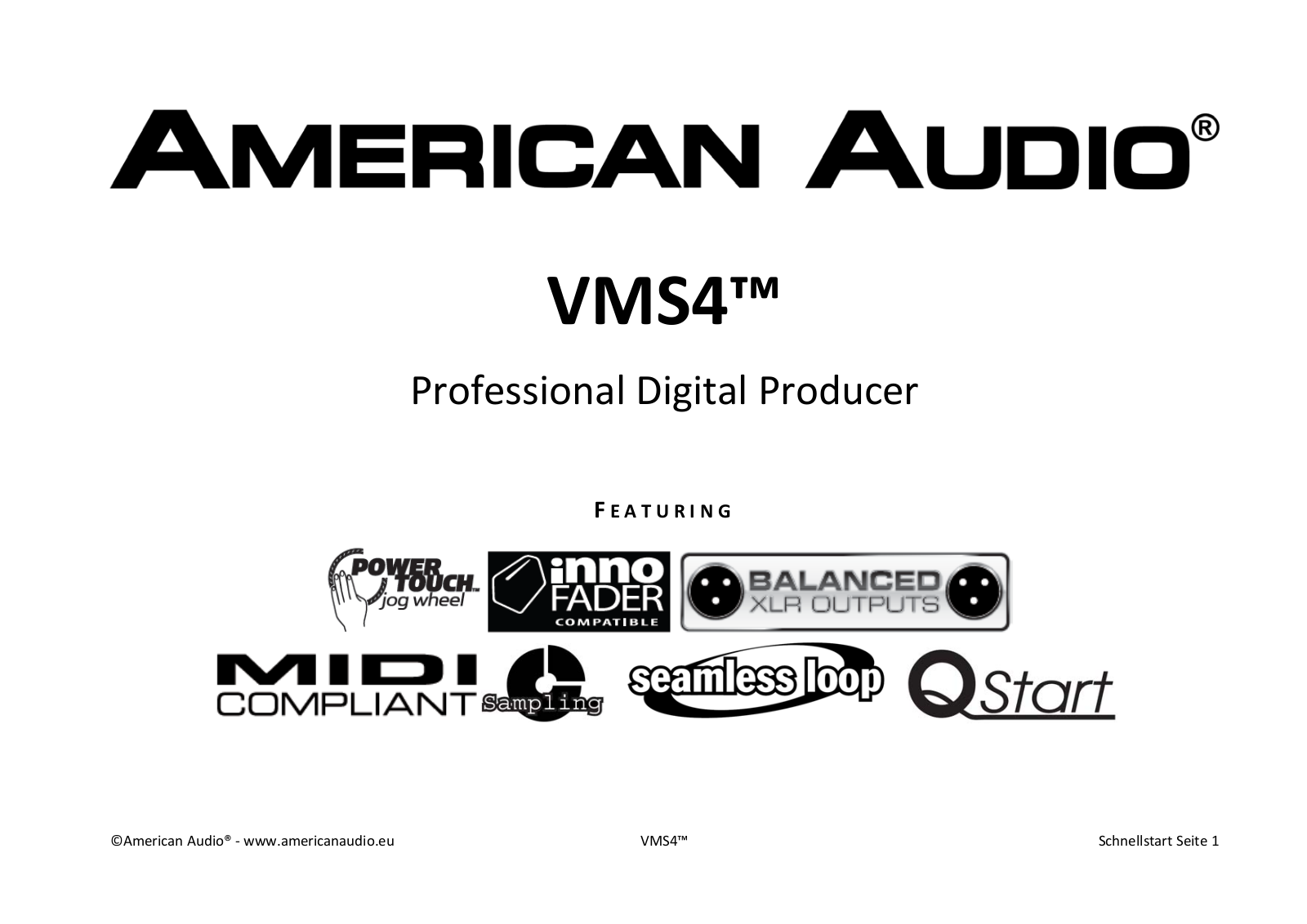 American Audio VMS4 User Guide