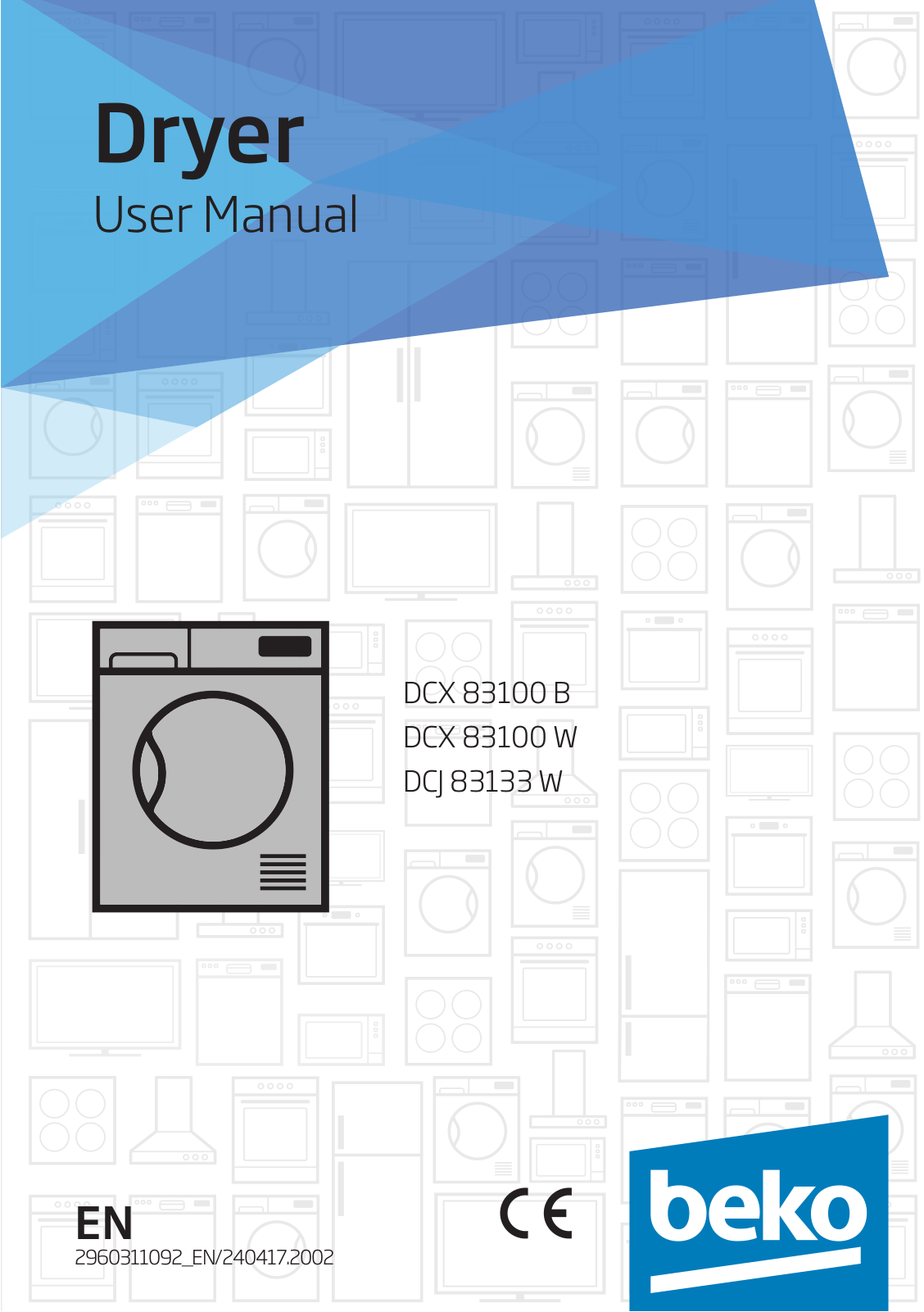 Beko DCX 83100 B User manual