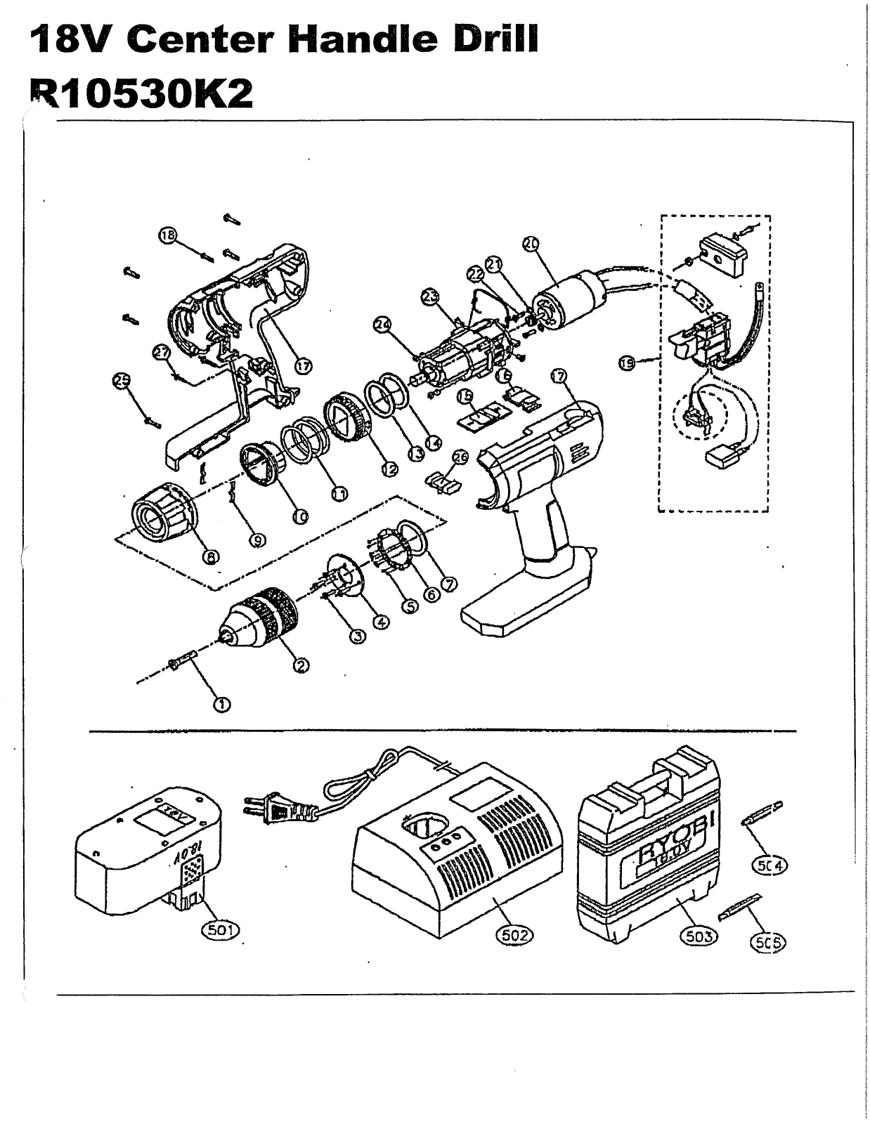 Ryobi R10530K2 User Manual