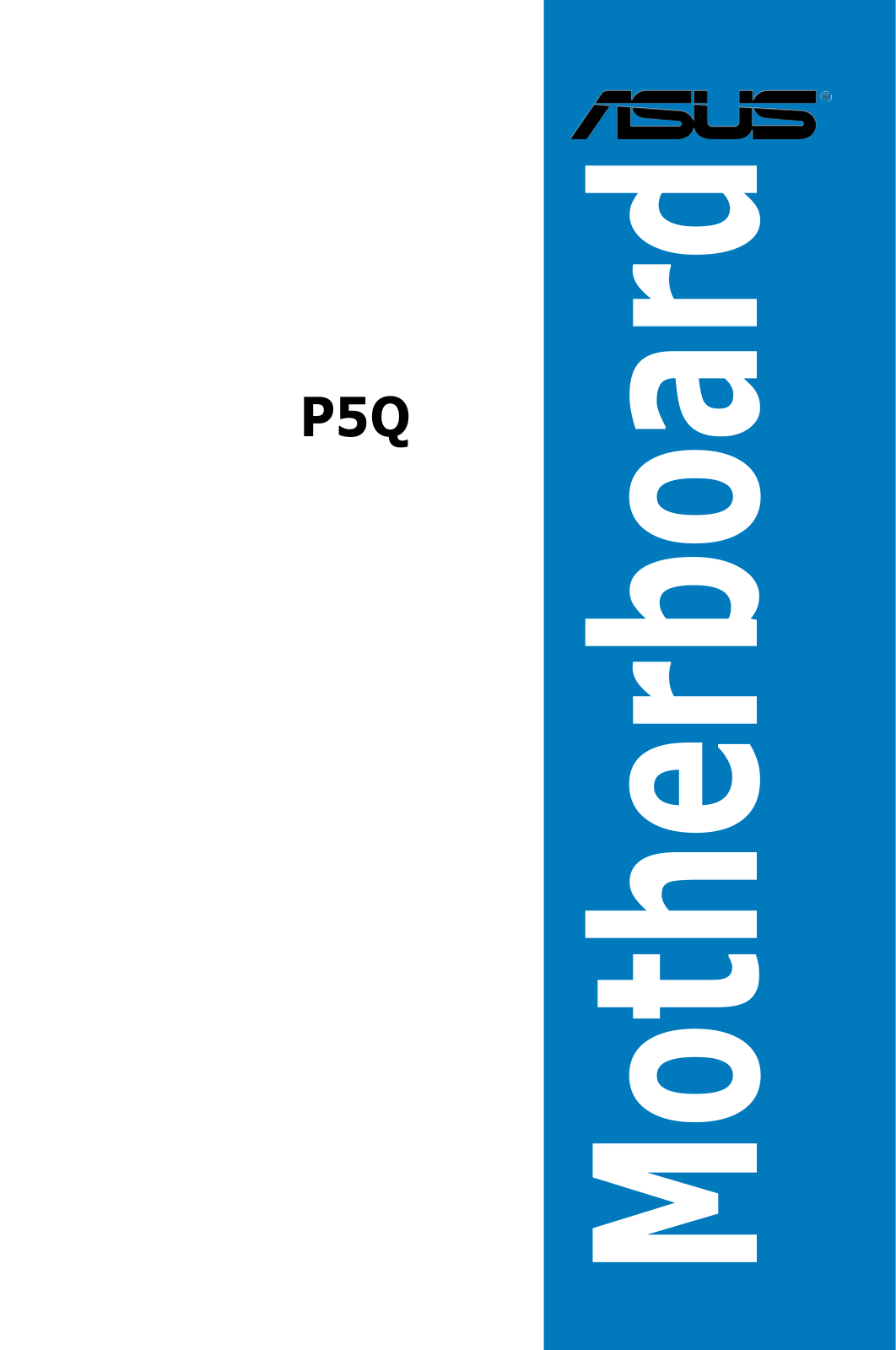 Asus P5Q User Manual