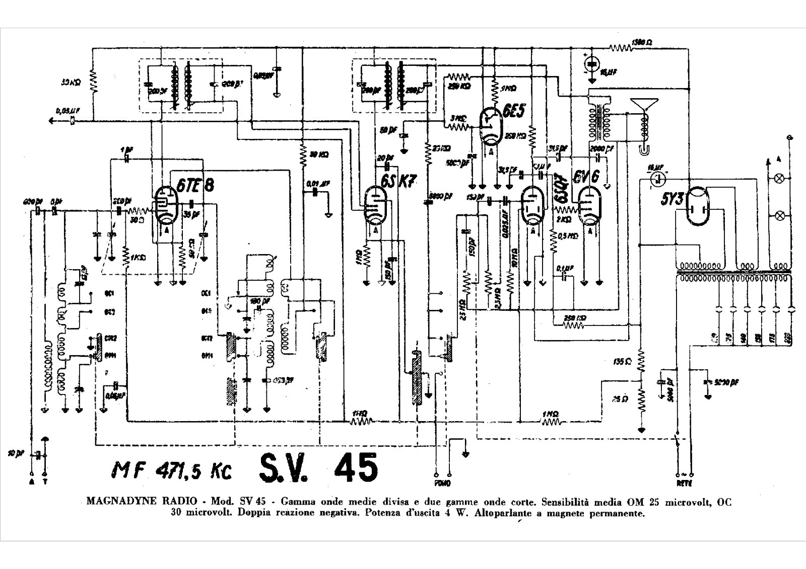 Magnadyne sv45 schematic - ManualMachine.com