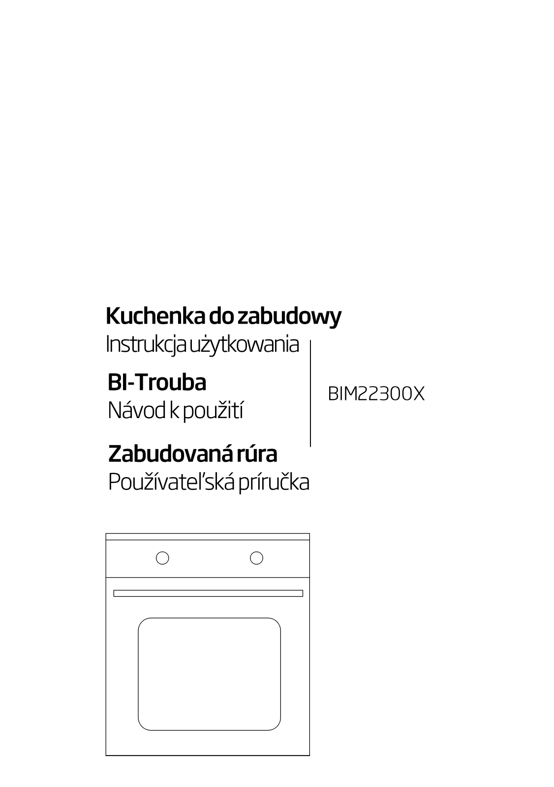 Beko BIM22300X User Manual