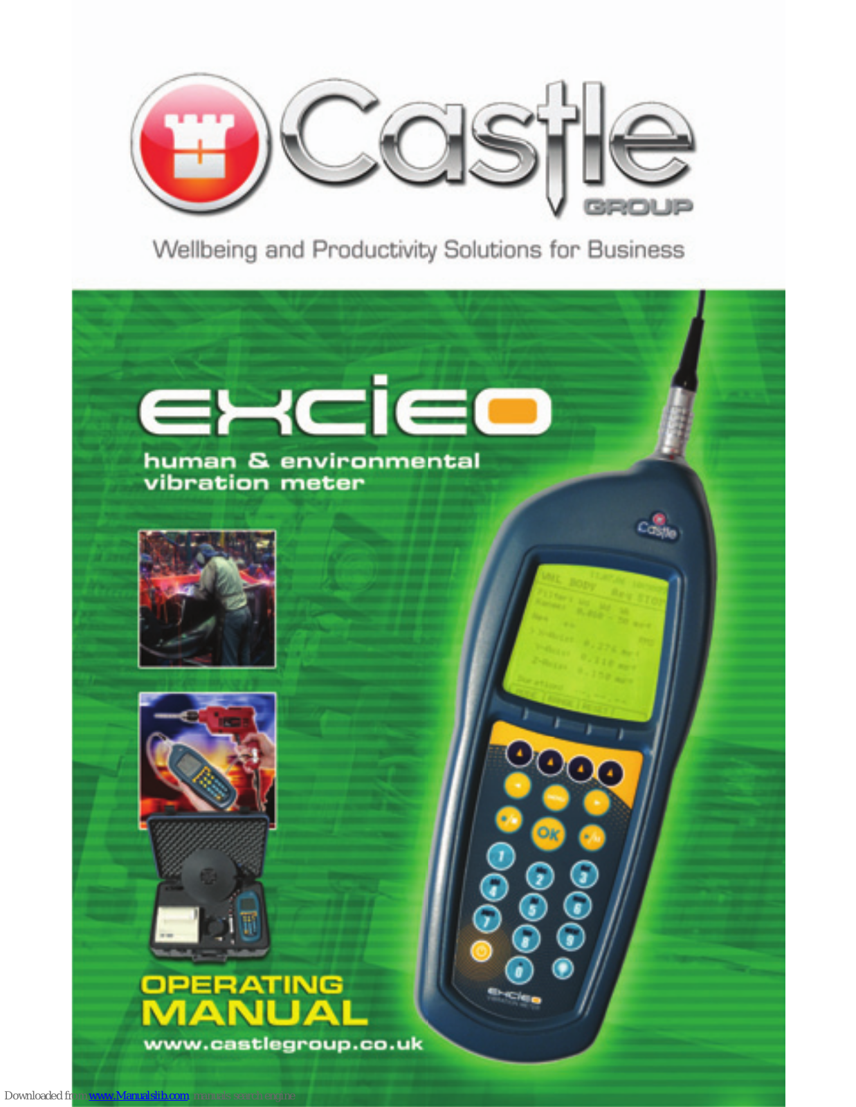 Castle group Excieo GA2005H, Excieo GA2005S, Excieo GA2005M Operating Manual