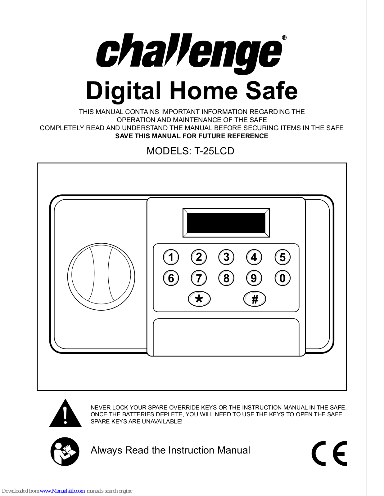 Challenge T-25LCD User Manual