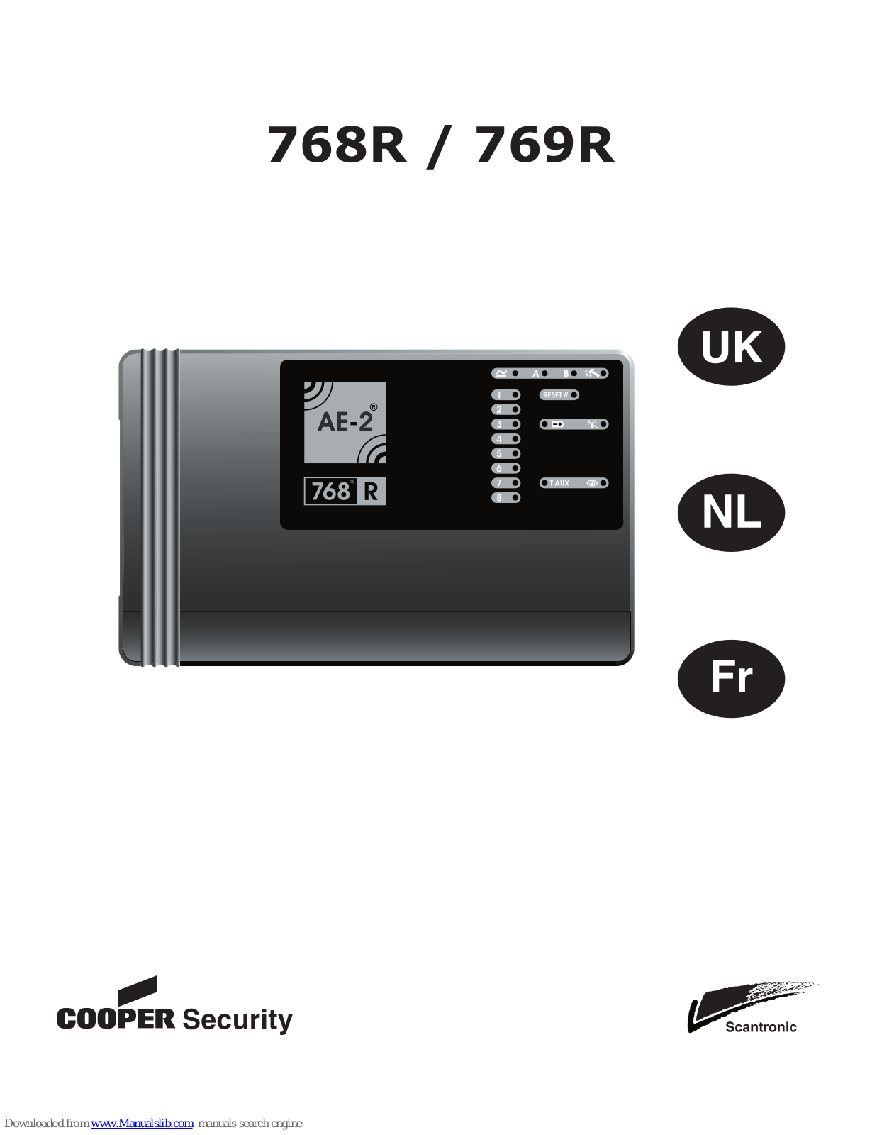 Cooper Security 768R, 769R Installation And Programming Manual