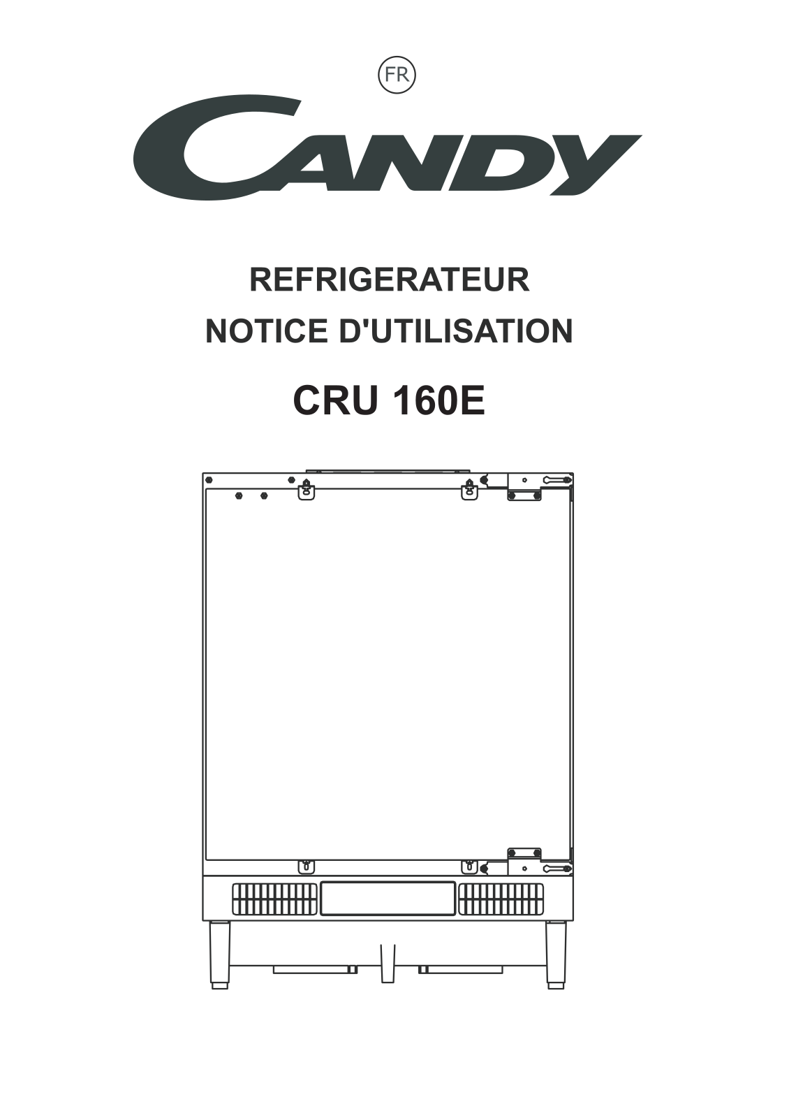 Candy CRU 160 E User Manual