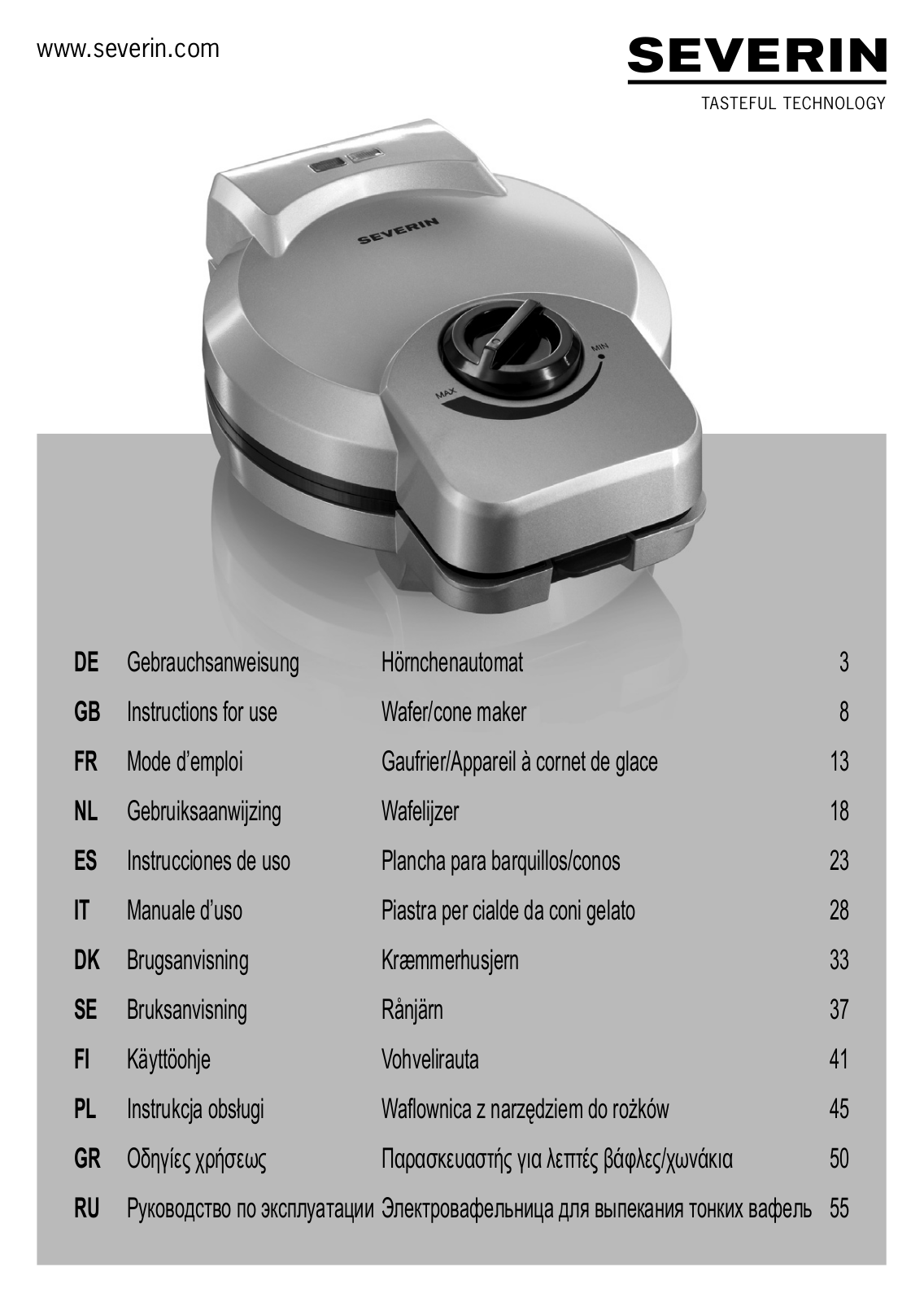 Severin HA 2082 User Manual