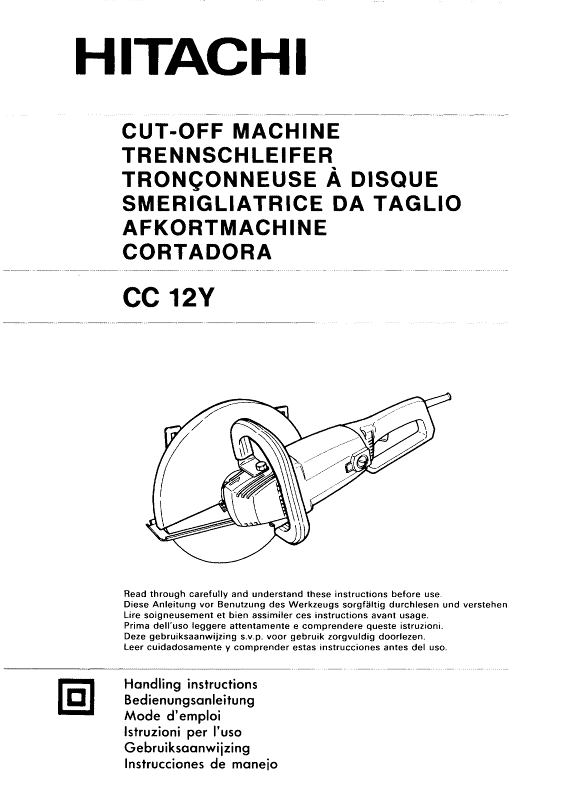 HITACHI CC 12M User guide