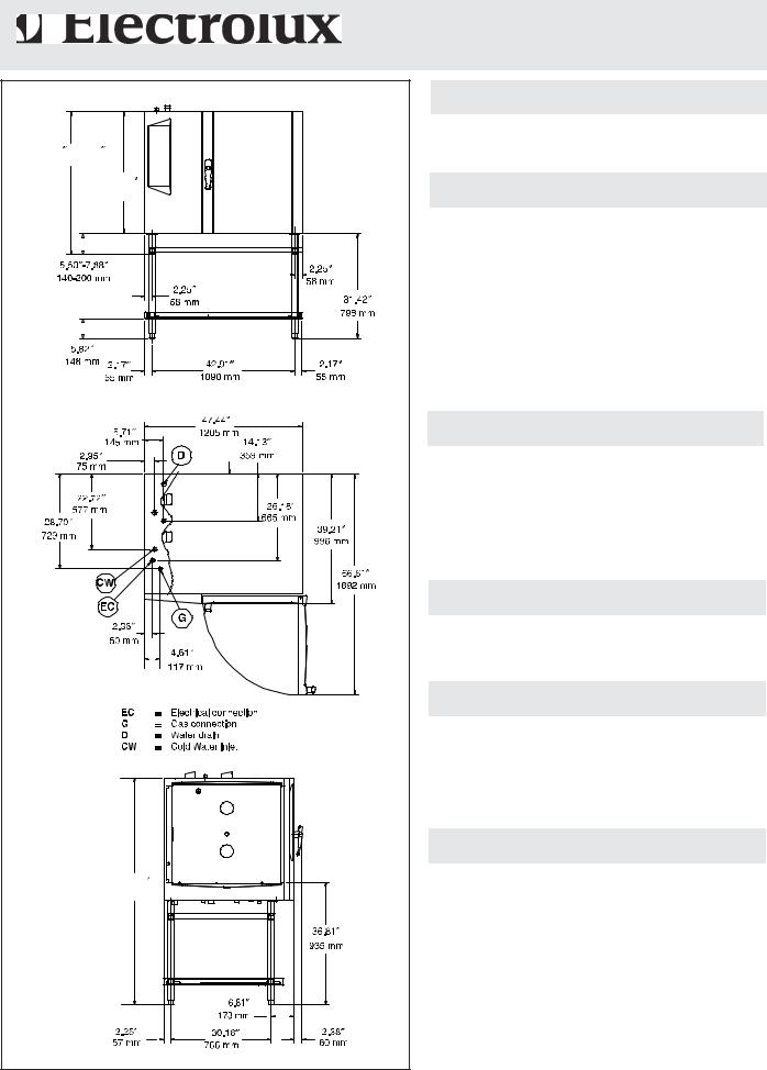 Electrolux 269551(AOS062GCP1) General Manual