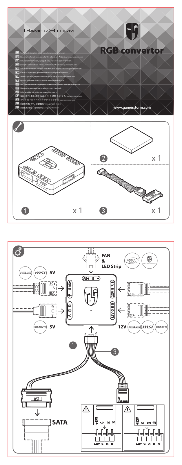 DeepCool RGB Convertor Service Manual