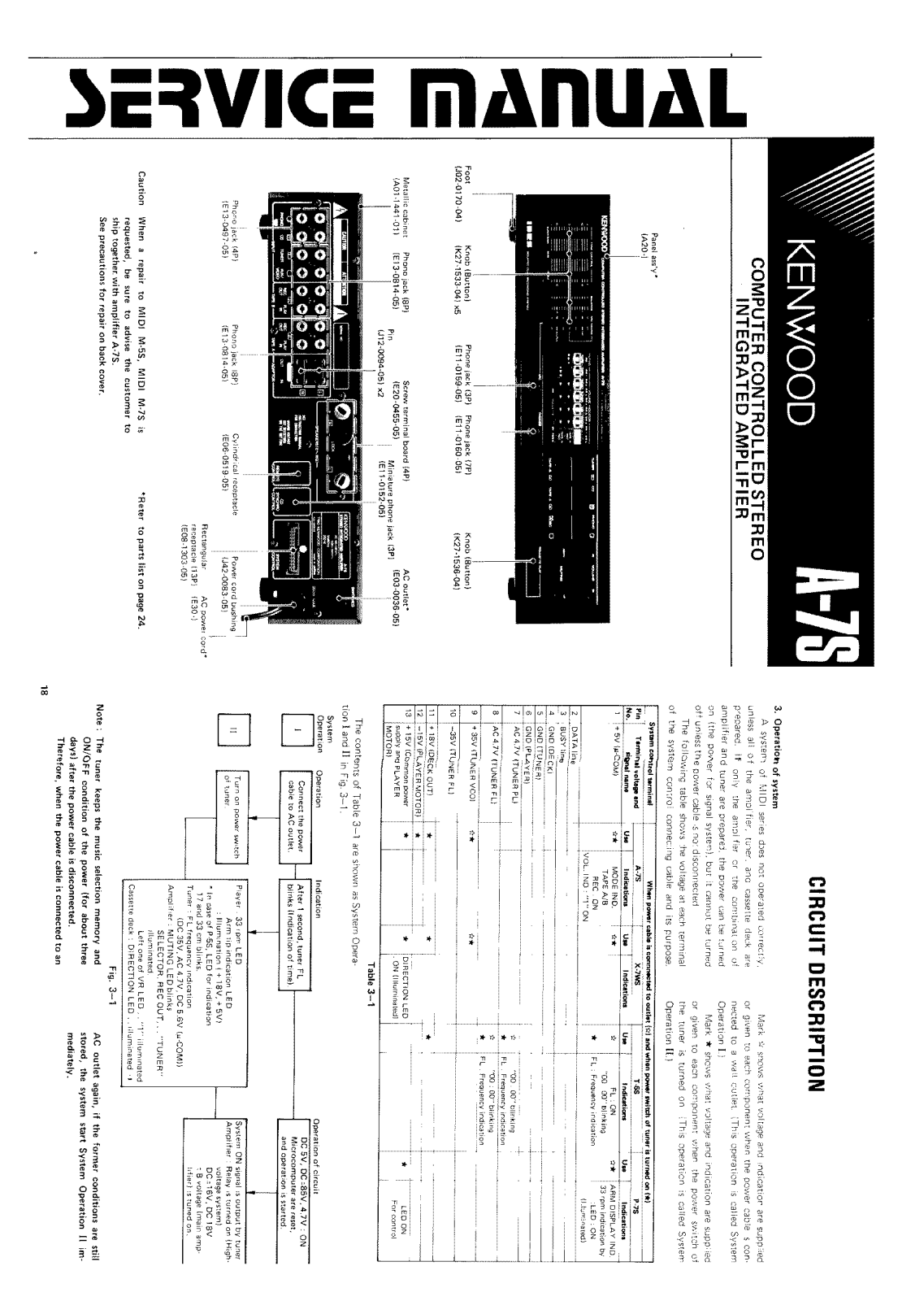 Kenwood A-7-S Service manual