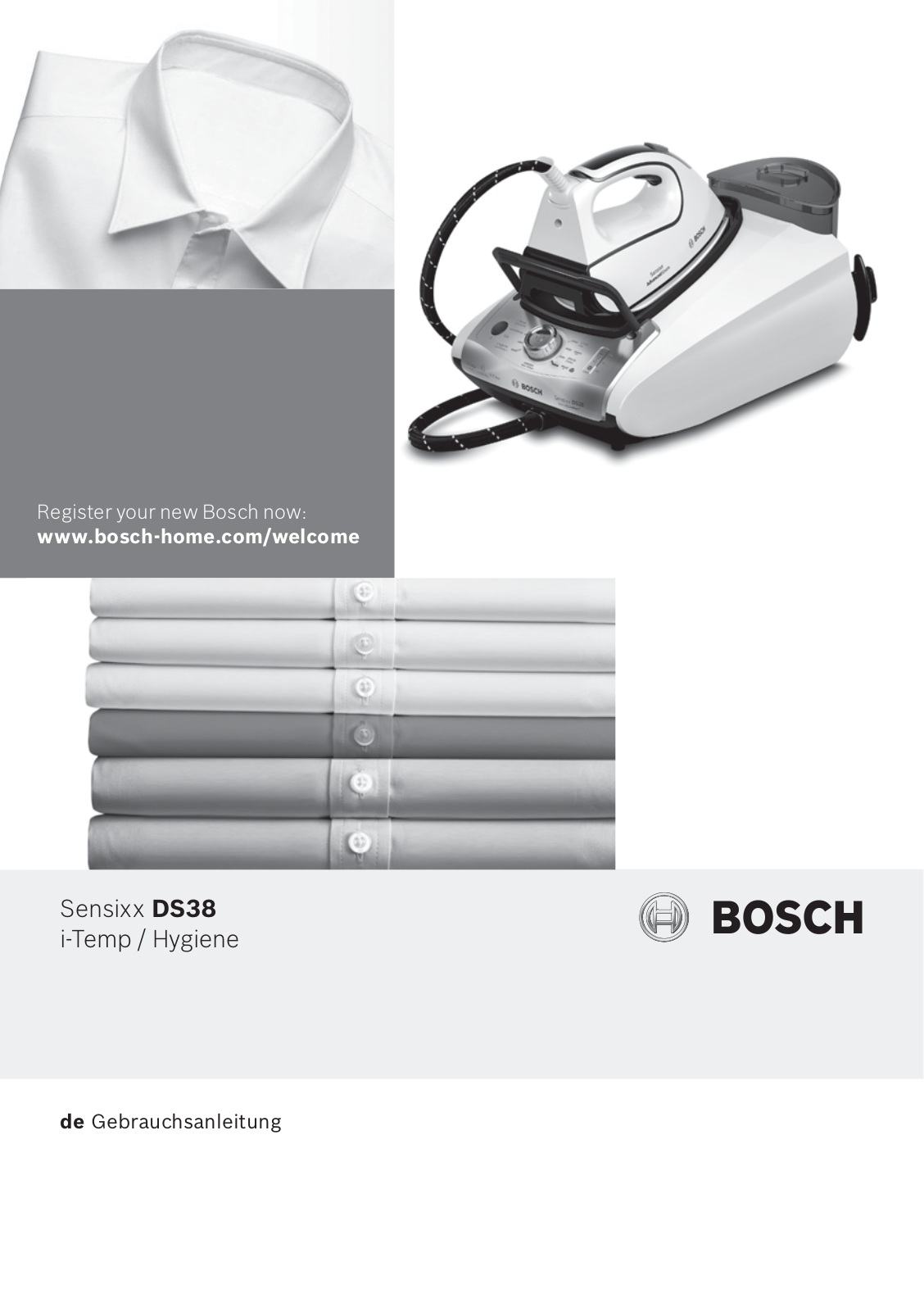 Bosch TDS383111H operation manual