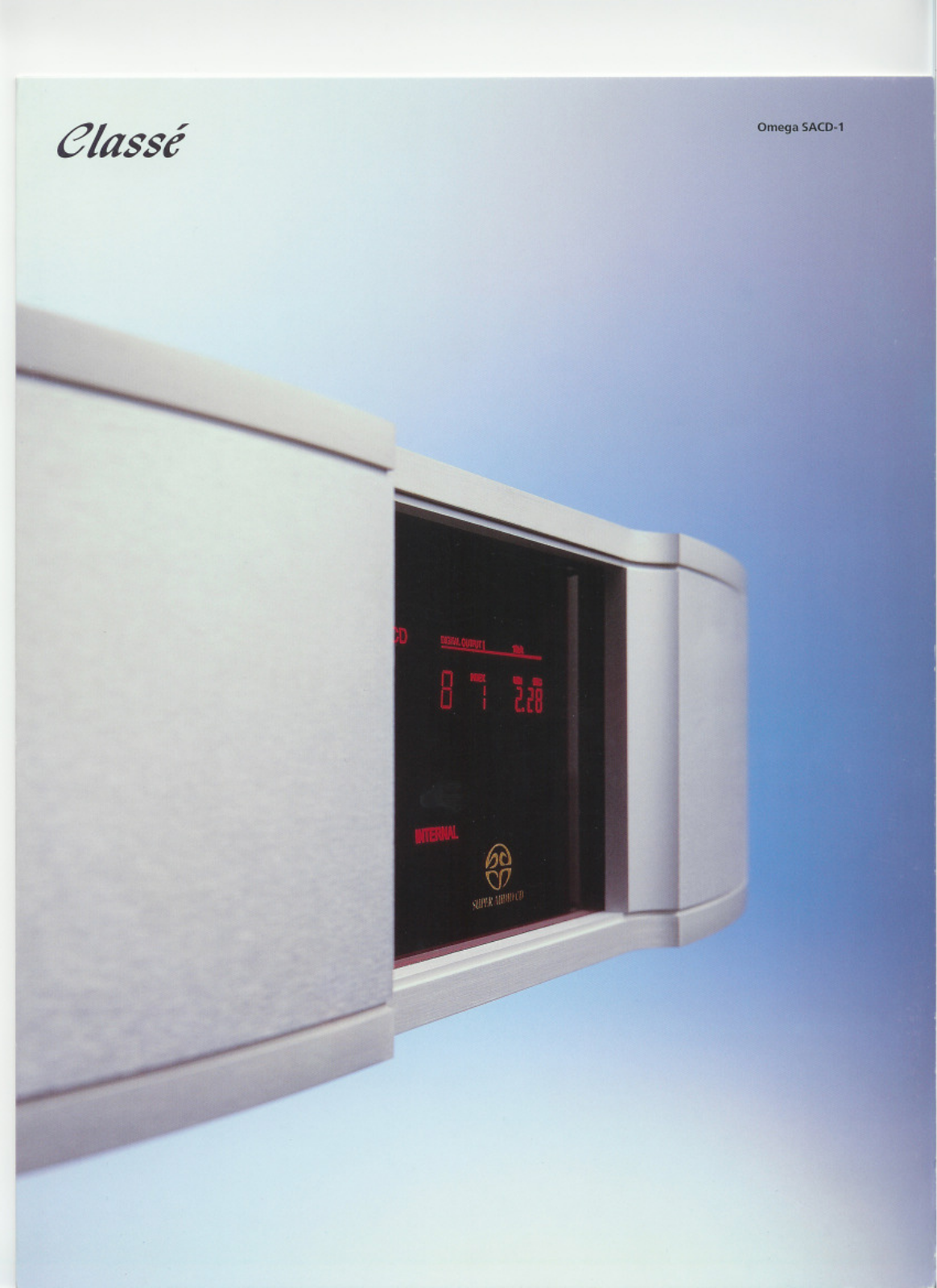 Classe Audio SACD-1 Brochure