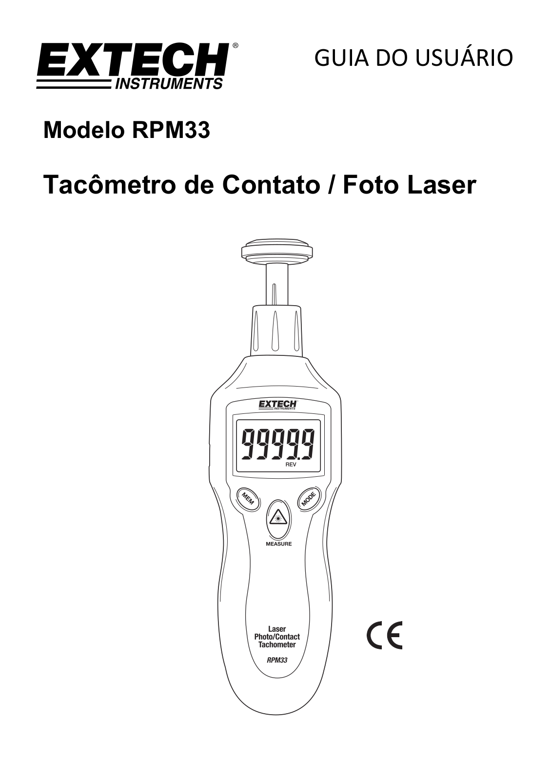 Extech RPM33 User guide