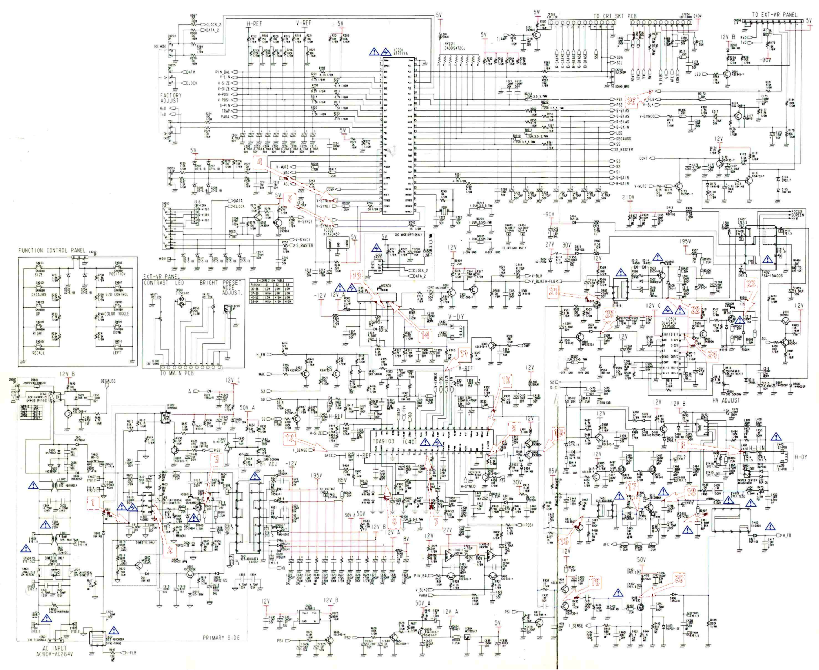 Samsung 15 GLI Schematic