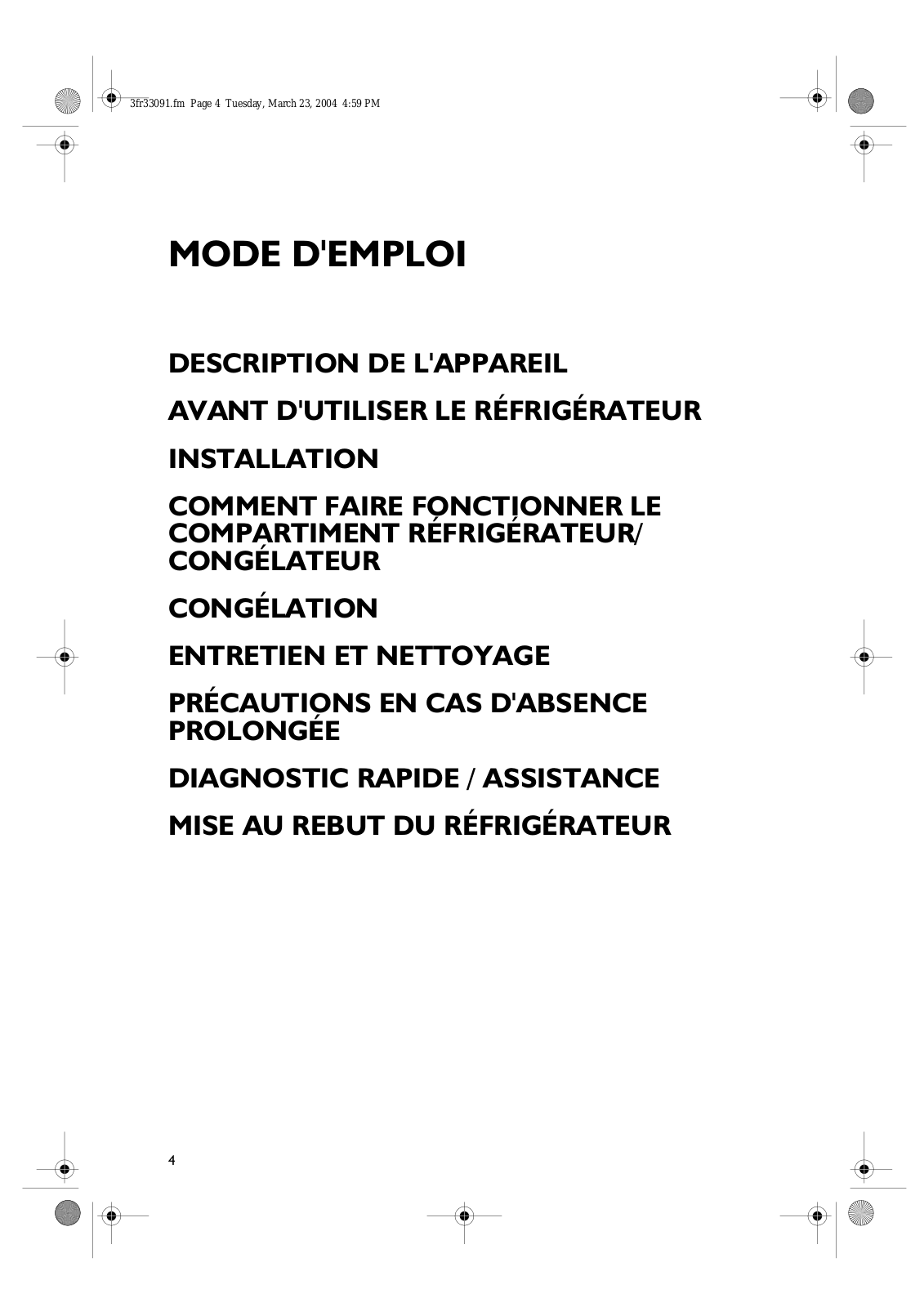 Whirlpool S25C FTT1X, S25C FWW2 X, S25C FTT3 X User Manual