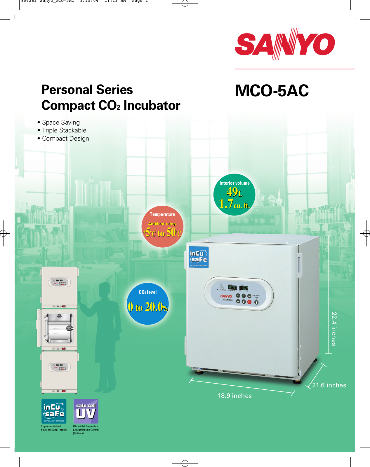 Sanyo MCO-5AC User Manual