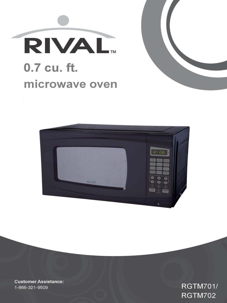 Rival RGTM702, RGTM701 Owner's Manual