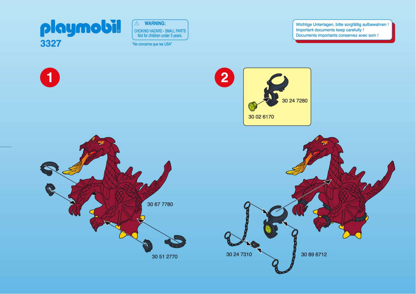 Playmobil 3327 Instructions