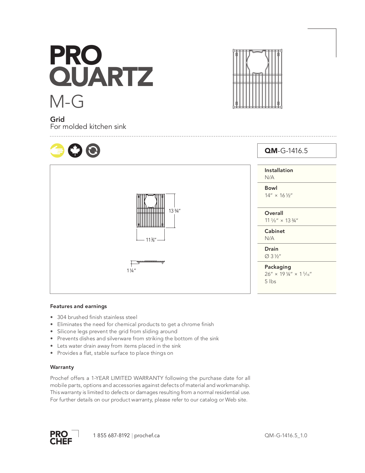 Julien QM-G-1416.5 User Manual