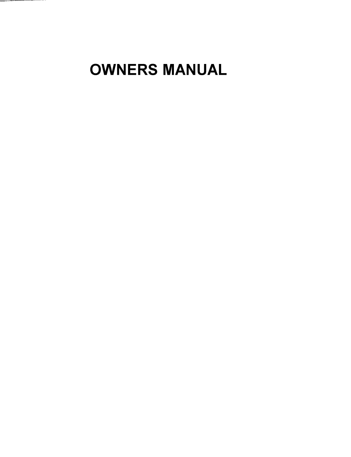 Maytag DWU5902AAM, DWU5902AAE, DWU5902AAB Owner’s Manual