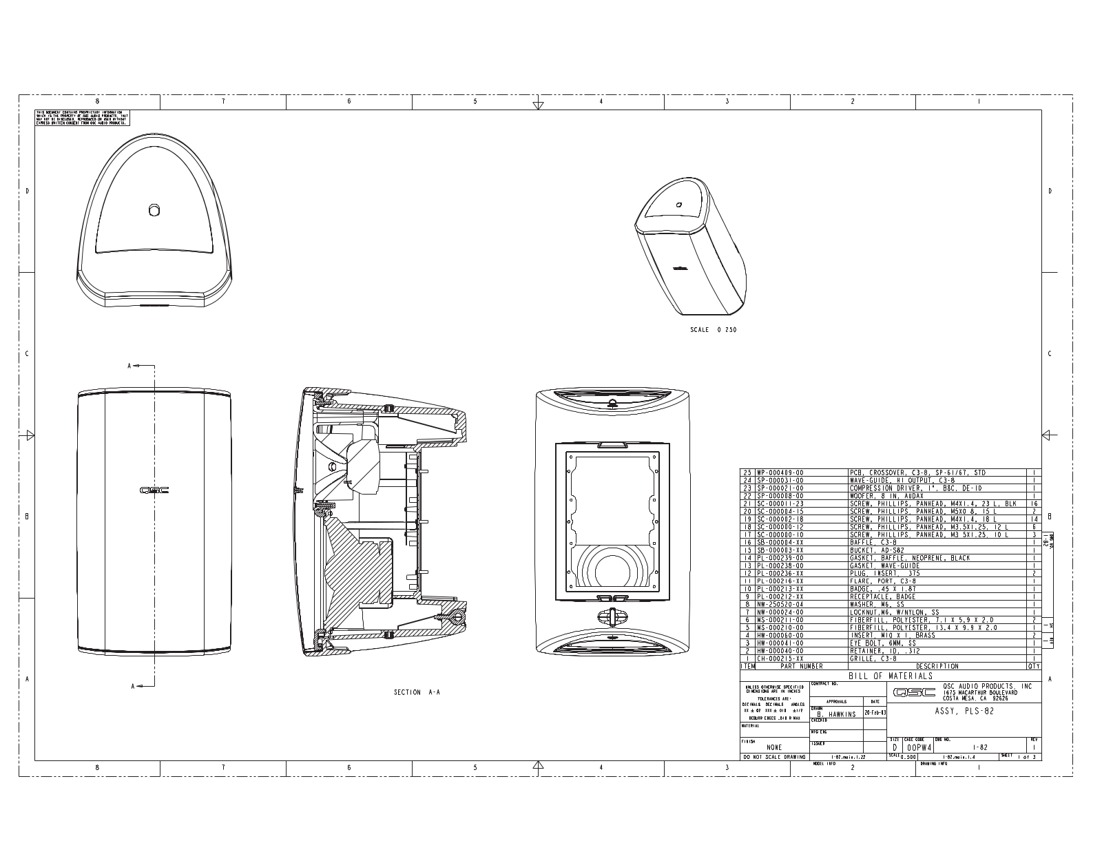 QSC i 82h schematic