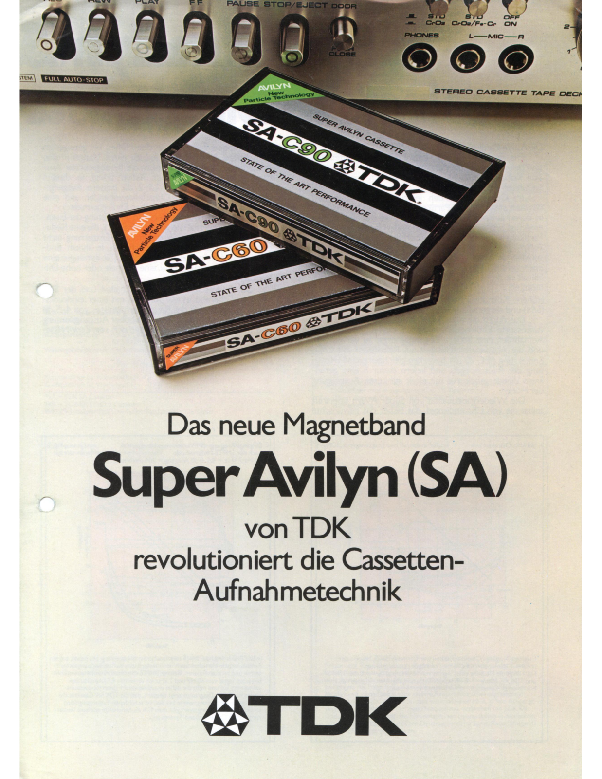 TDK SuperAvilyn User guide - ManualMachine.com