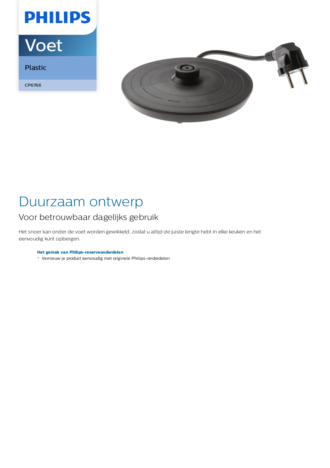 Philips CP6766/01 Leaflet - ManualMachine.com