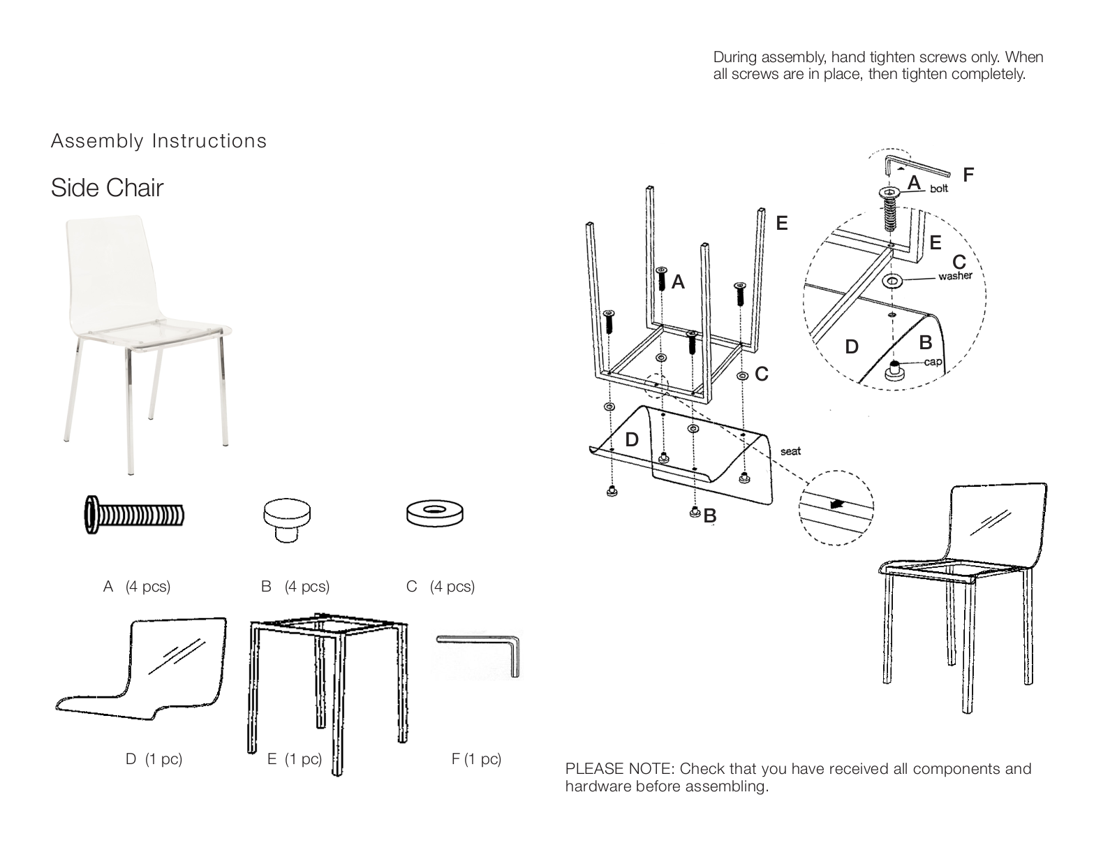 Wrought Studio W004460694 Installation & Assembly - ManualMachine.com