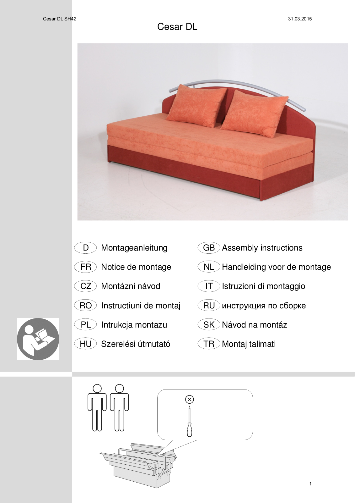 Maintal Cesar DL Assembly instructions