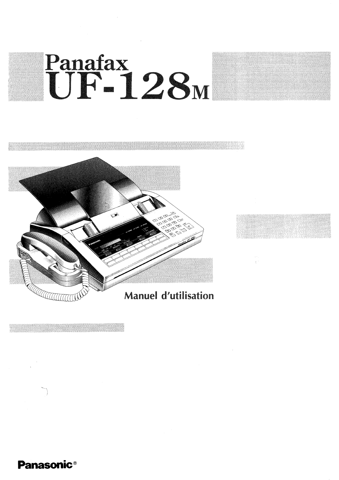 PANASONIC UF-128M User Manual