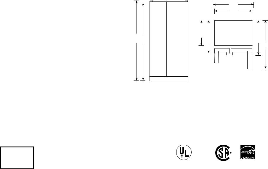 GE GSE22ETHCC, GSE22ETHWW, GSE22ETHBB Specification Sheet