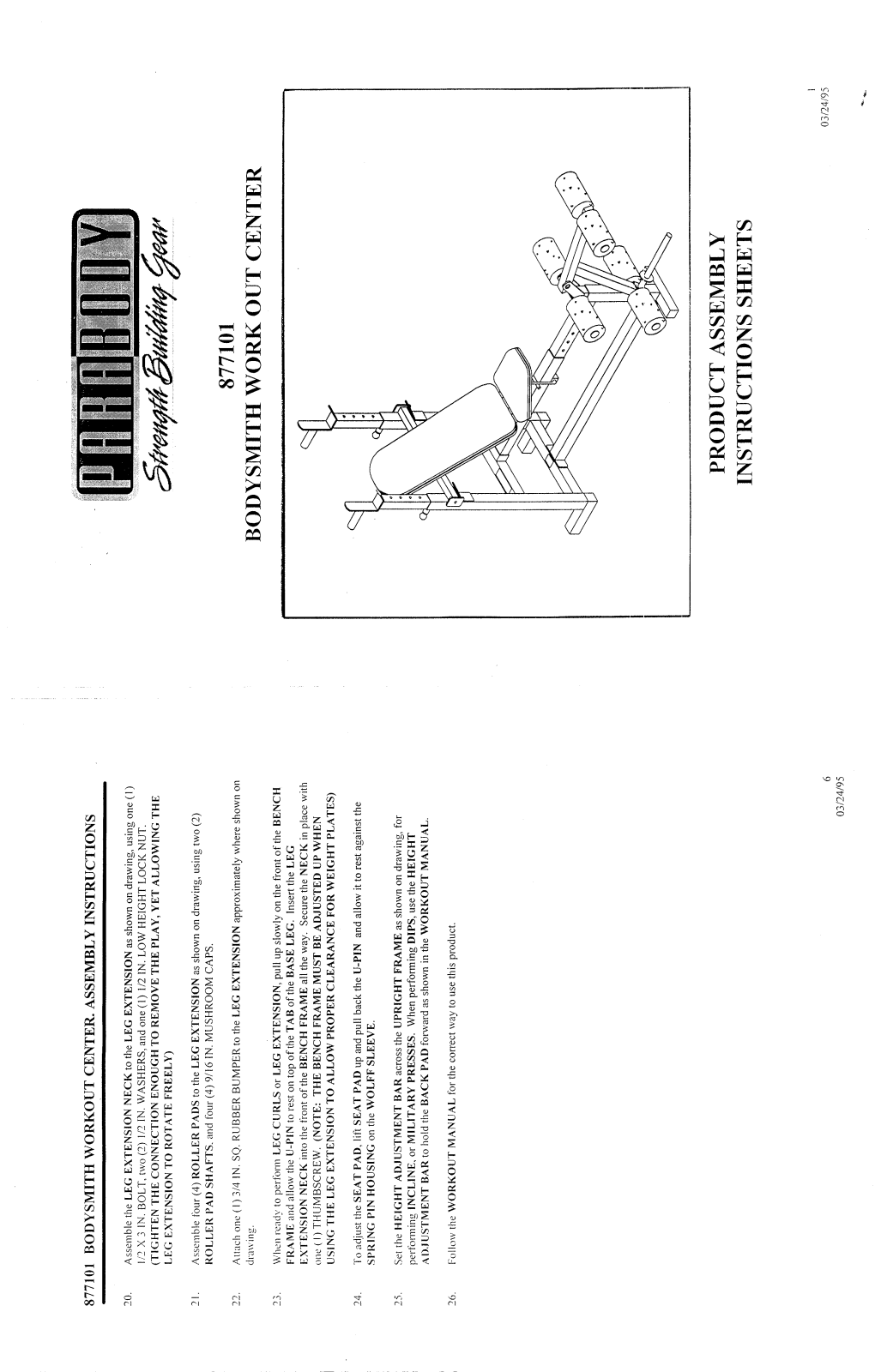 ParaBody 877101 User Manual