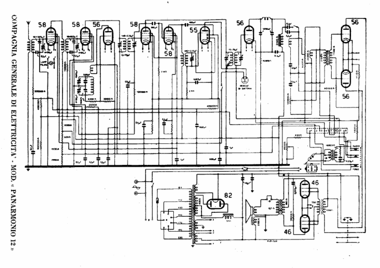 CGE panarmonio 12 schematic - ManualMachine.com
