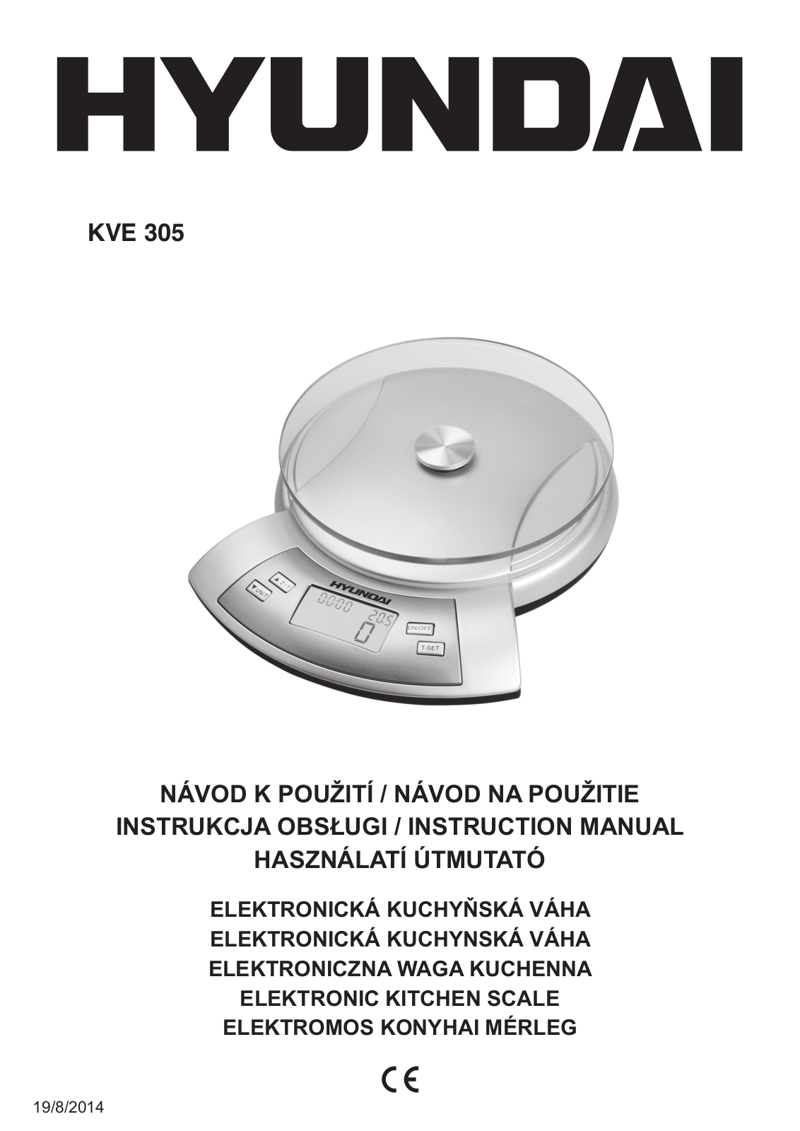 Hyundai KVE 305 User Manual