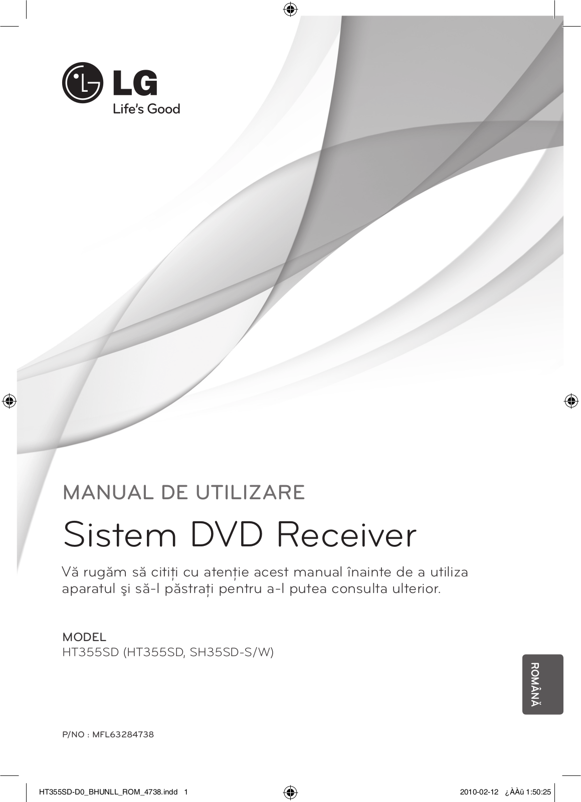 Lg HT355SD User Manual