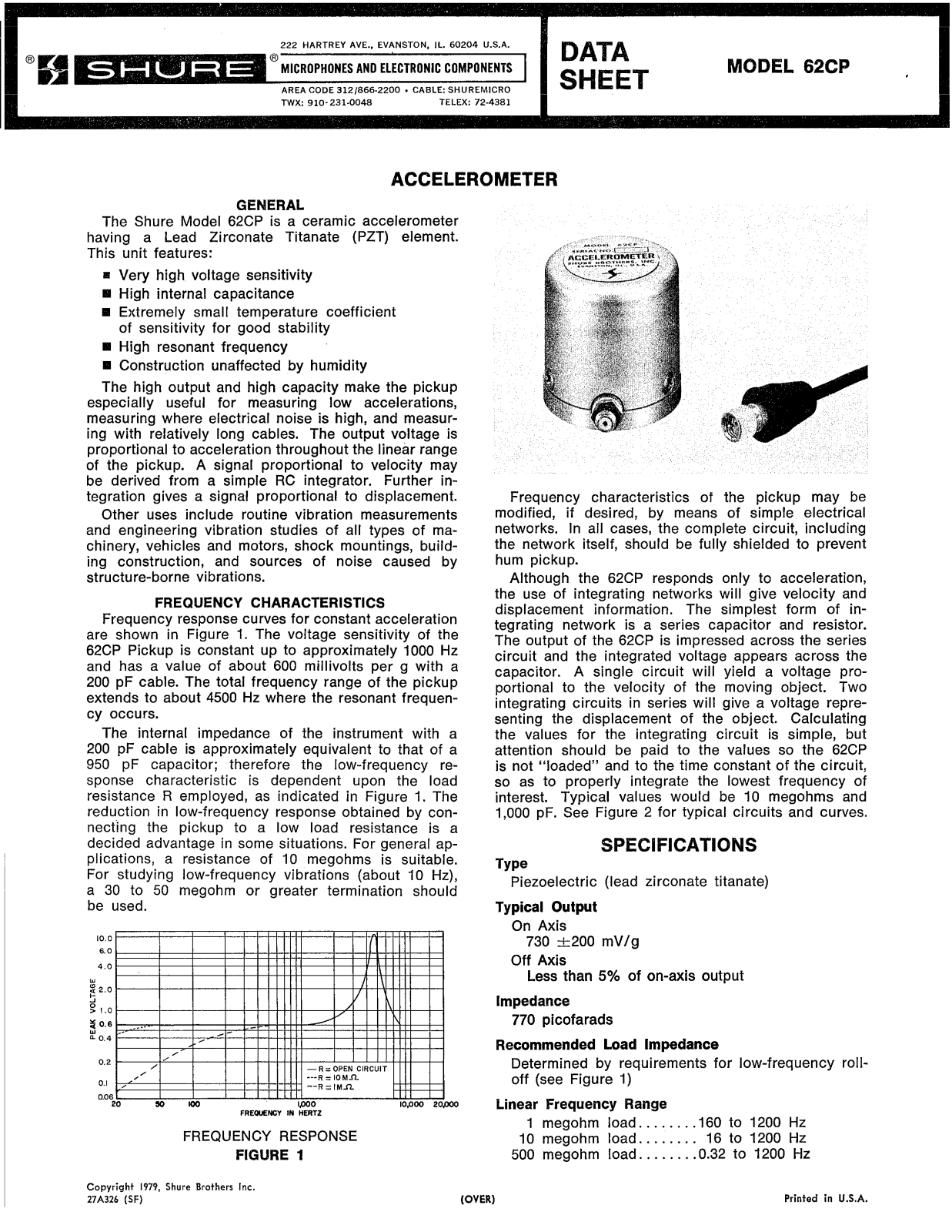 Shure 62CP User Guide - ManualMachine.com