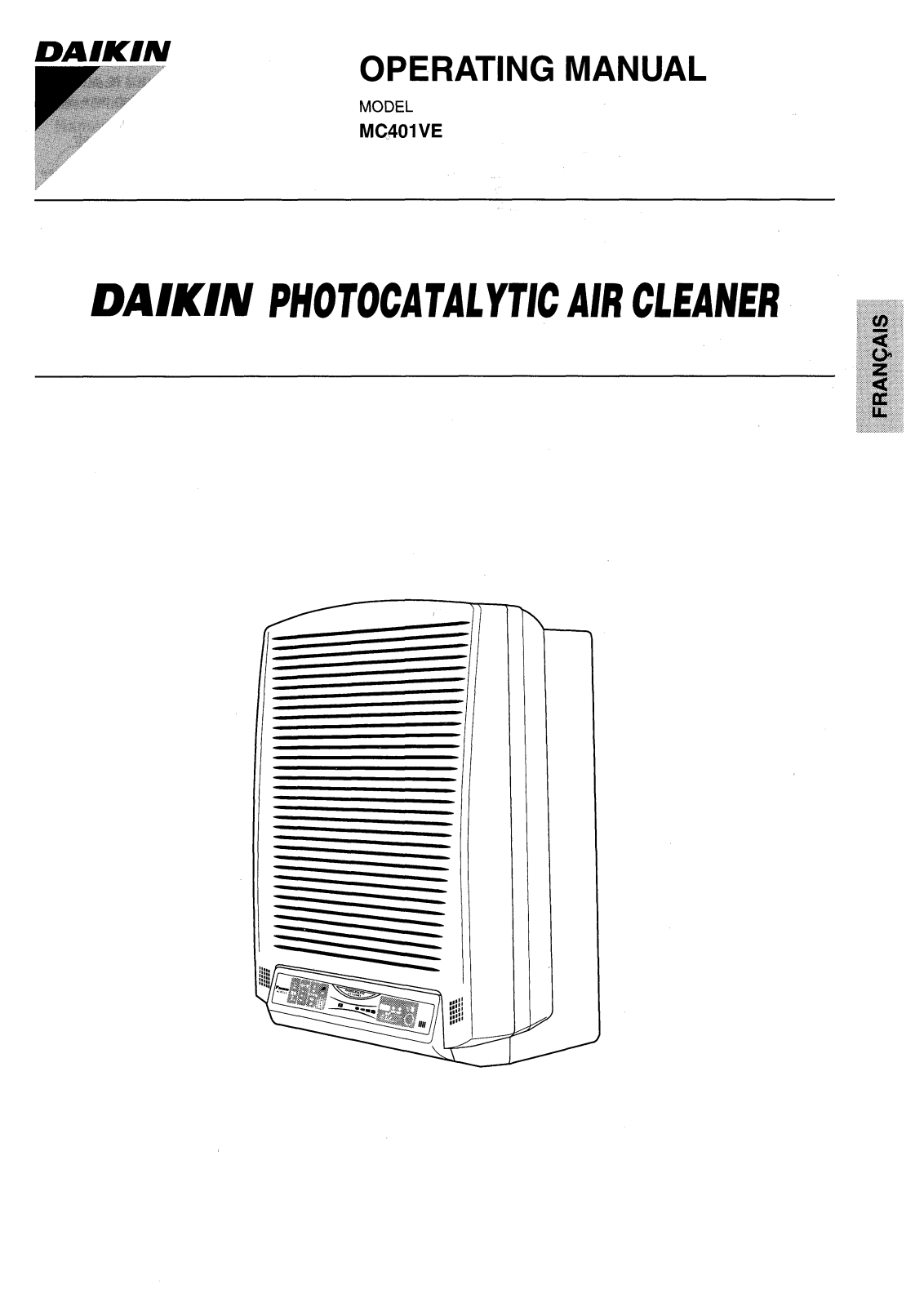 DAIKIN MC401VE User Manual