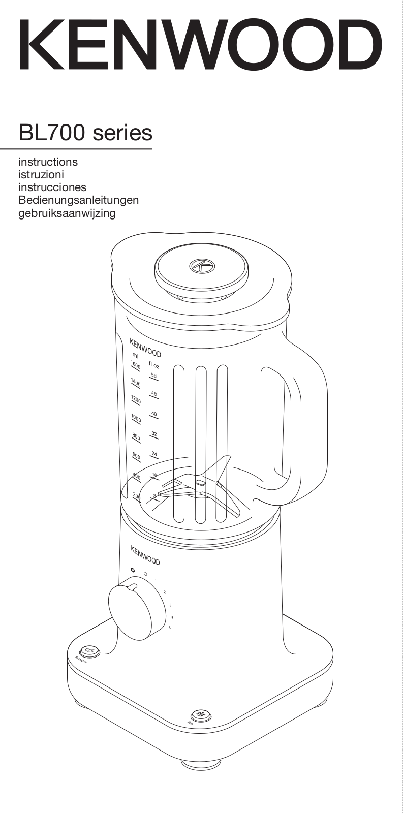 Kenwood BL700 Series, BL705 Instruction Manual