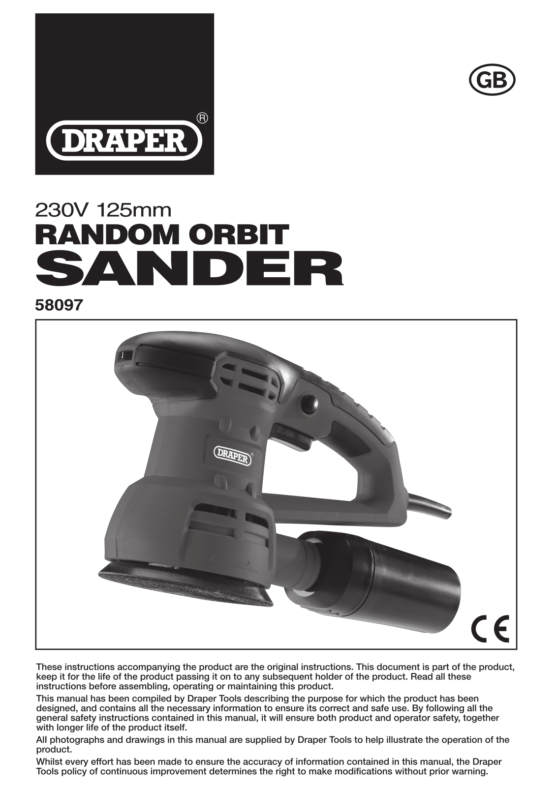 Draper ROS430D User guide - ManualMachine.com