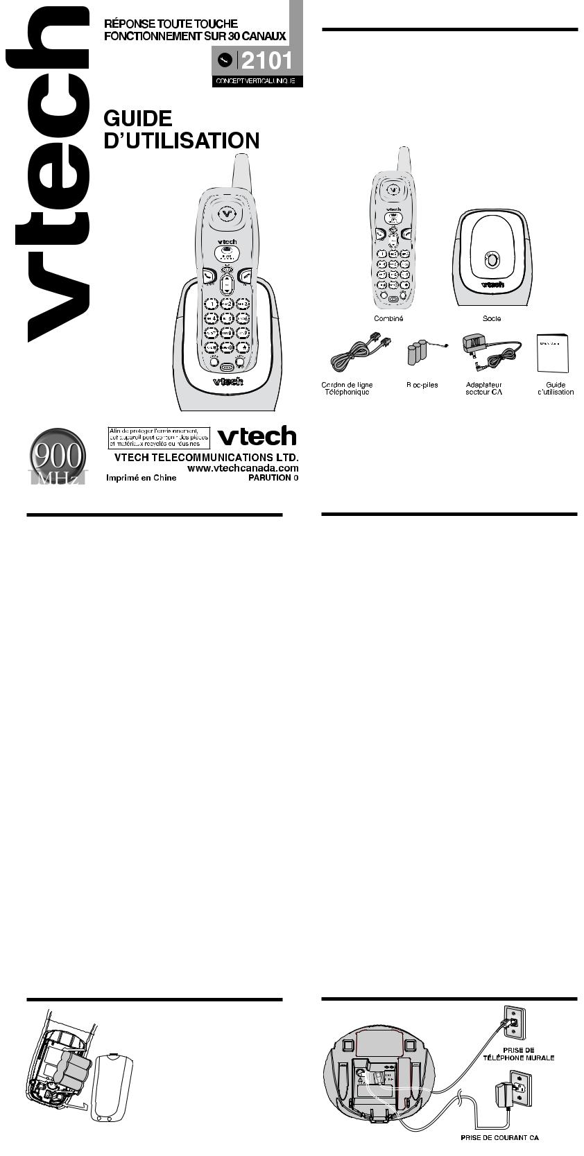 Vtech VT 2101 User Manual