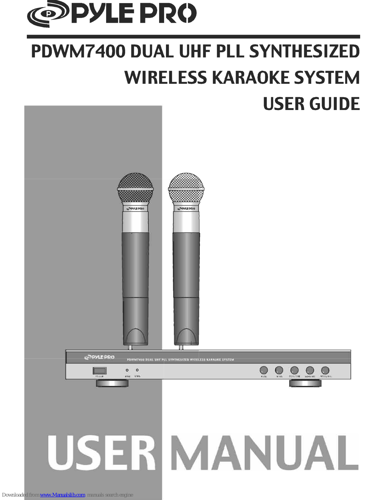 Pyle Pro PylePro PDWM7400 User Manual