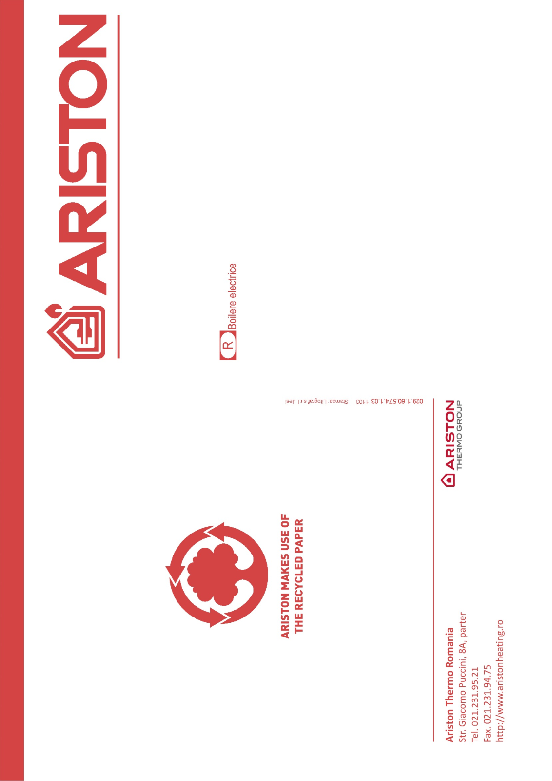Ariston Shape R 15 User guide - ManualMachine.com