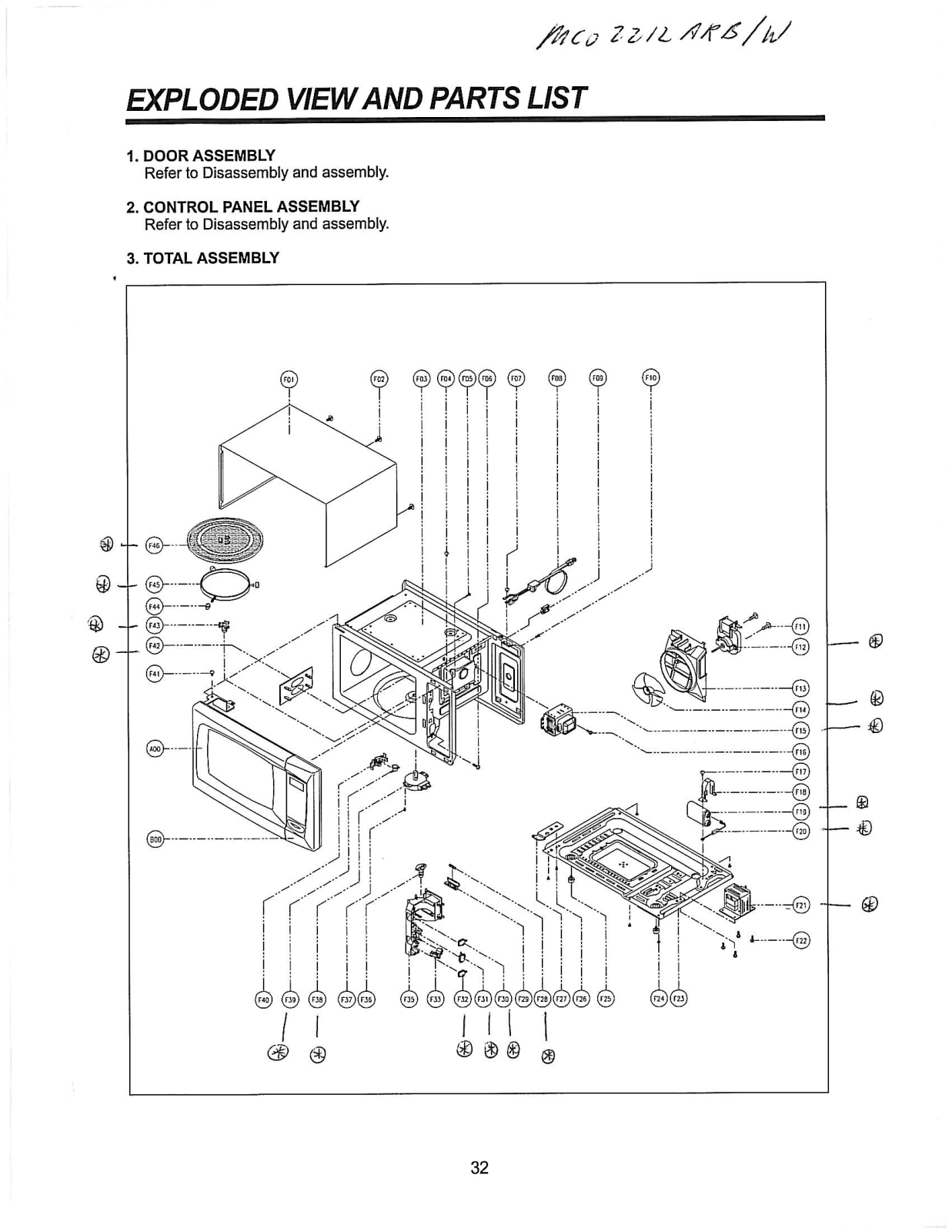 Magic Chef Mco2212arb Owner's Manual